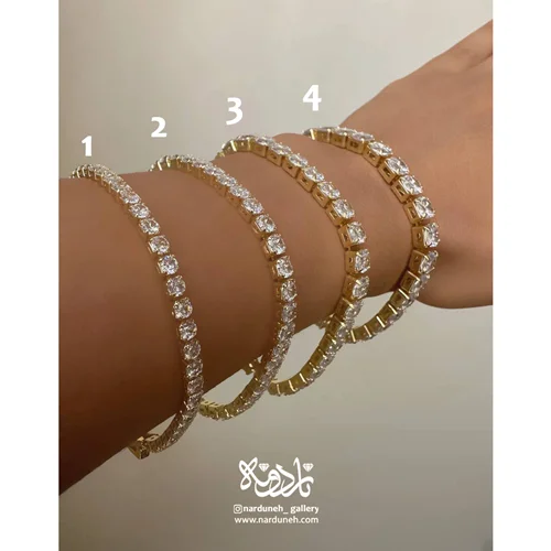 دستبند جواهری تنیسی - 02