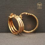 گوشواره حلقه سه لاین - Image 5