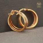 گوشواره حلقه سه لاین