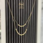 گردنبند دو ردیف استخوانی