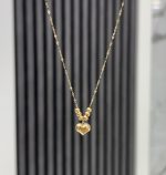 گردنبند و دستبند قلب بالچین - Image 4