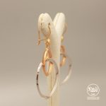 گوشواره دو رنگ آویز - Image 2