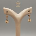 گوشواره آویز گل تراش