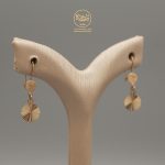 گوشواره آویز سکه تراش