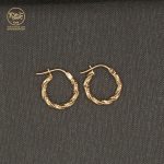 گوشواره حلقه اسپیرال تراش - Image 2