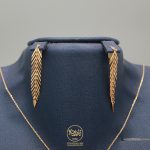 ⁨ ⁨نیمست (گردنبند و گوشواره) گندم - Image 3