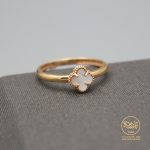 ⁨انگشتر ونکلیف صدف طبیعی