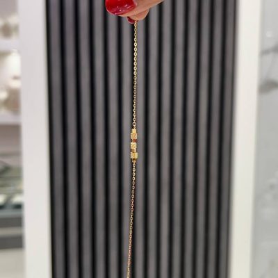 ⁨ ⁨🪐دستبند شنی مکعبی فانتری 🪐