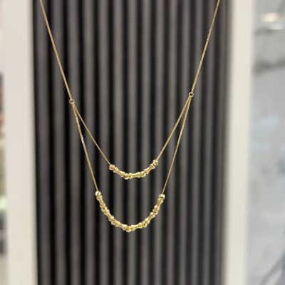 🎉 گردنبند استخوانی دو لاین سوپرلوکس 🎉