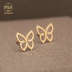 گوشواره میخی پروانه