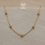 دستبند گوی بالچین زنجیر طنابی
