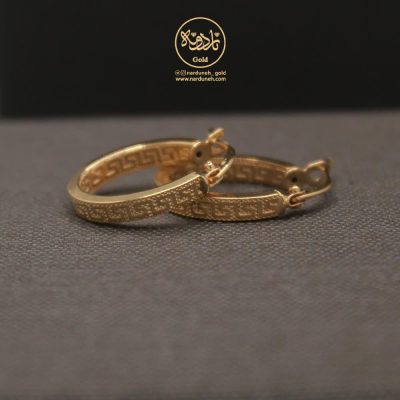گوشواره حلقه ورساچ بیضی
